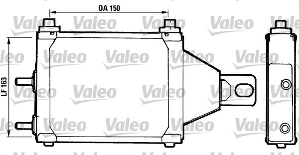 Valeo 816751 - Масляний радіатор, рухове масло autocars.com.ua