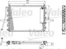 Valeo 816774 - Конденсатор, кондиціонер autocars.com.ua