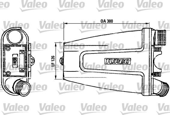 Valeo 816790 - Интеркулер, теплообменник турбины avtokuzovplus.com.ua