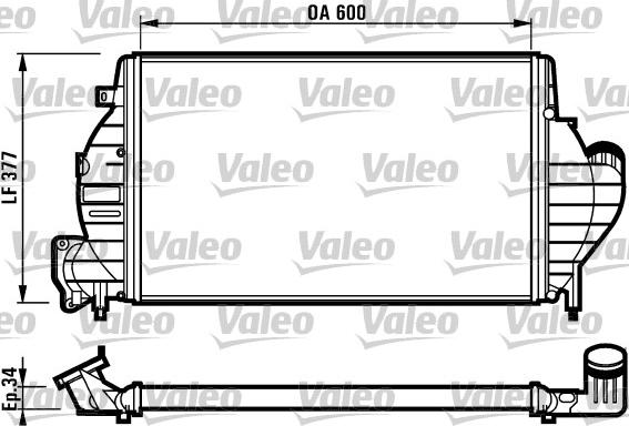 Valeo 816836 - Интеркулер autocars.com.ua