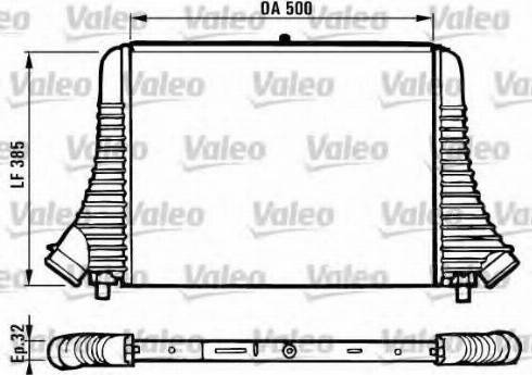 Valeo 816849 - Интеркулер autocars.com.ua