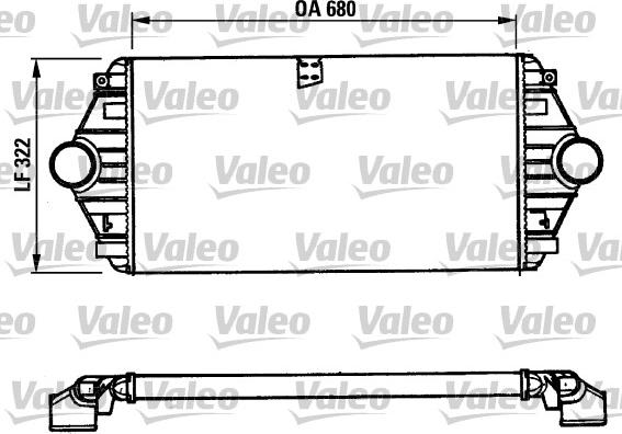 Valeo 816851 - Интеркулер autocars.com.ua