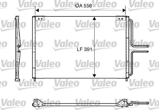 Valeo 816867 - Конденсатор кондиционера avtokuzovplus.com.ua