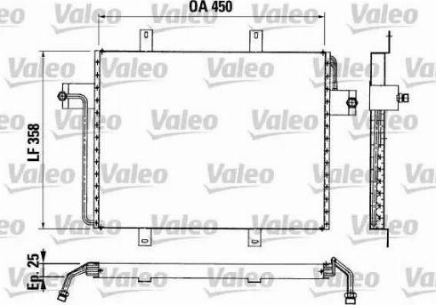 Valeo 816869 - Конденсатор кондиционера autodnr.net