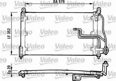 Valeo 816904 - Конденсатор, кондиціонер autocars.com.ua