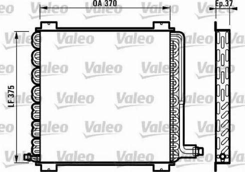 Valeo 816905 - Конденсатор кондиционера autodnr.net