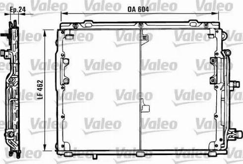 Valeo 816938 - Конденсатор, кондиціонер autocars.com.ua