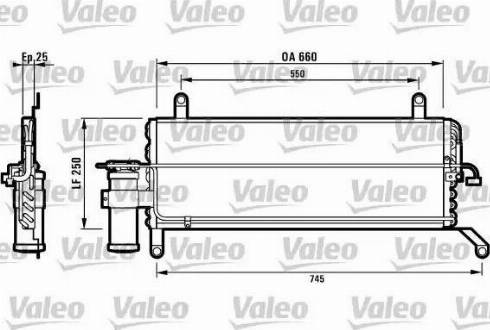 Valeo 816966 - Конденсатор, кондиціонер autocars.com.ua