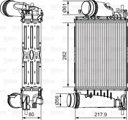 Valeo 817175 - Интеркулер autocars.com.ua