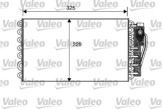 Valeo 817196 - Випарник, кондиціонер autocars.com.ua