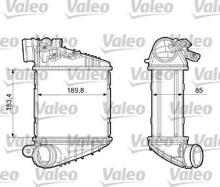 Valeo 817205 - Интеркулер autocars.com.ua