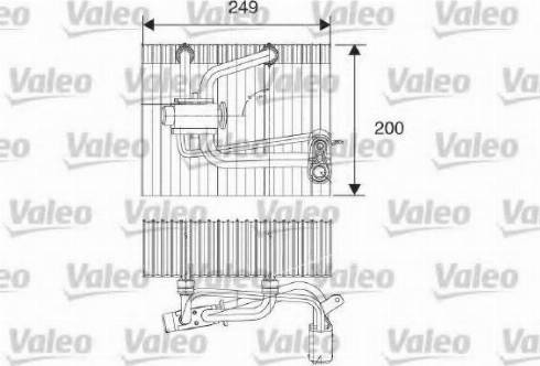 Valeo 817209 - Випарник, кондиціонер autocars.com.ua