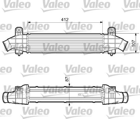 Valeo 817238 - Интеркулер autocars.com.ua