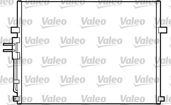 Valeo 817288 - Конденсатор, кондиціонер autocars.com.ua