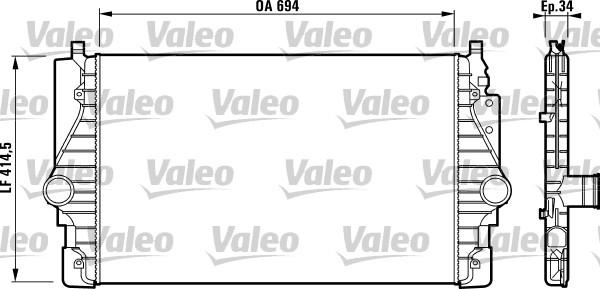 Valeo 817372 - Интеркулер autocars.com.ua