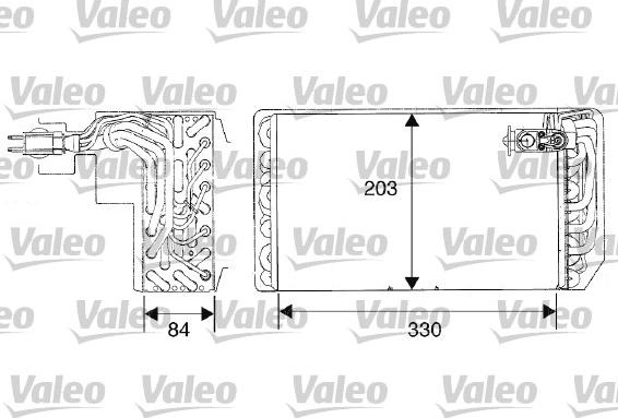 Valeo 817467 - Испаритель, кондиционер avtokuzovplus.com.ua