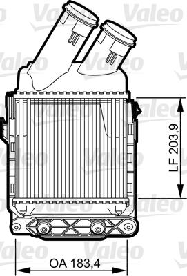 Valeo 817490 - Интеркулер autocars.com.ua