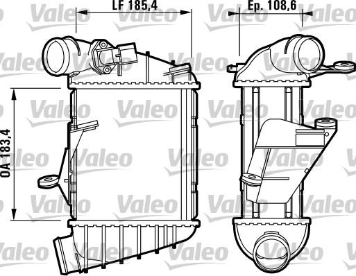 Valeo 817501 - Интеркулер autocars.com.ua