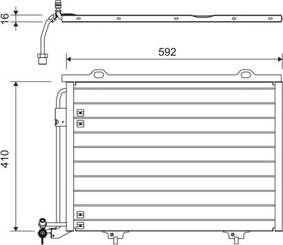 Valeo 817562 - Конденсатор кондиционера avtokuzovplus.com.ua