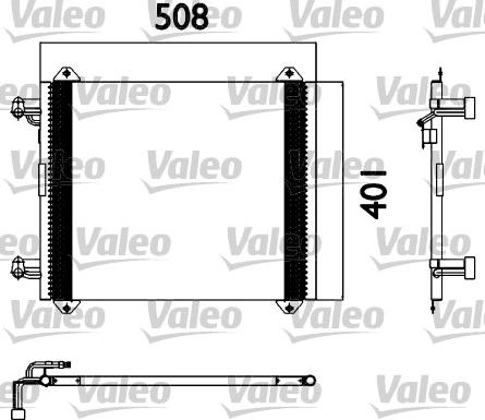 Valeo 817570 - Конденсатор кондиционера avtokuzovplus.com.ua