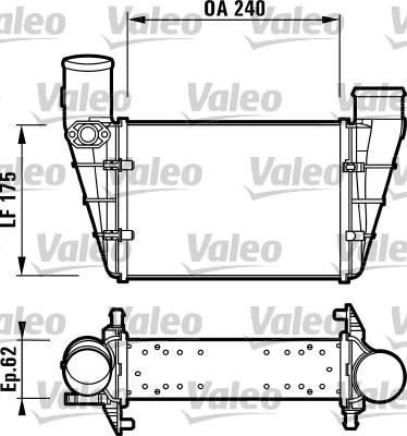 VALEO 817625 - Интеркулер autocars.com.ua