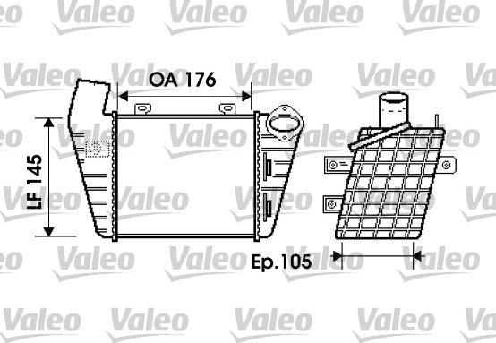 Valeo 817628 - Интеркулер autocars.com.ua