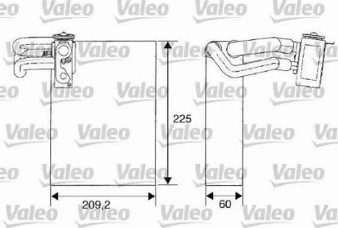 Valeo 817682 - Испаритель, кондиционер avtokuzovplus.com.ua