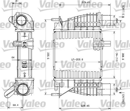 Valeo 817699 - Интеркулер autocars.com.ua