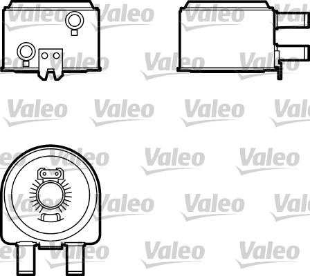 Valeo 817704 - Масляный радиатор, двигательное масло avtokuzovplus.com.ua