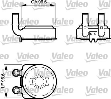 Valeo 817705 - Масляный радиатор, двигательное масло avtokuzovplus.com.ua