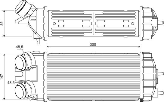 Valeo 817706 - Интеркулер autocars.com.ua