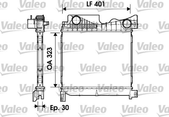 Valeo 817736 - Интеркулер autocars.com.ua