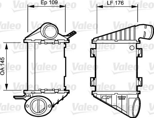 Valeo 817764 - Интеркулер autocars.com.ua