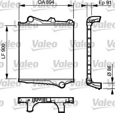 Valeo 817774 - Интеркулер autocars.com.ua