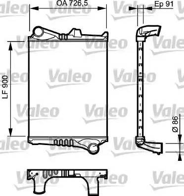 Valeo 817775 - Интеркулер autocars.com.ua