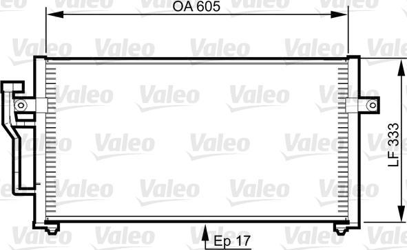 Valeo 817789 - Конденсатор кондиционера autodnr.net
