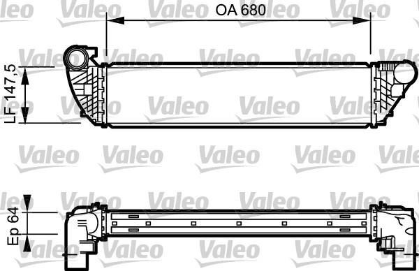 Valeo 817828 - Интеркулер autocars.com.ua