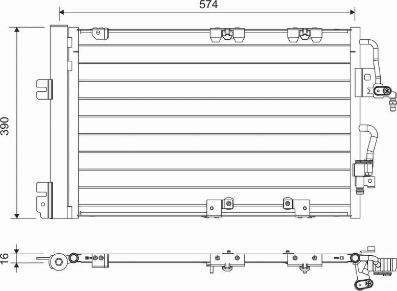 Valeo 817846 - Конденсатор кондиционера autodnr.net