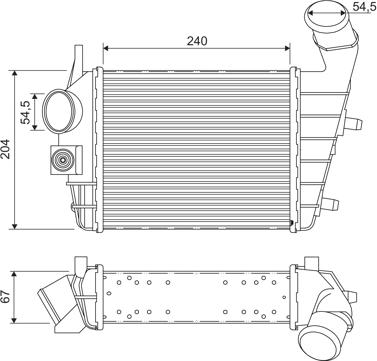 Valeo 817861 - Интеркулер autocars.com.ua