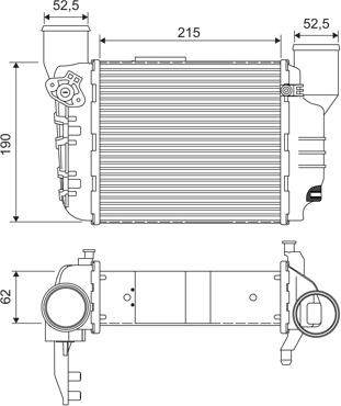 Valeo 817867 - Интеркулер autocars.com.ua