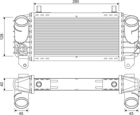 Valeo 817872 - Интеркулер autocars.com.ua