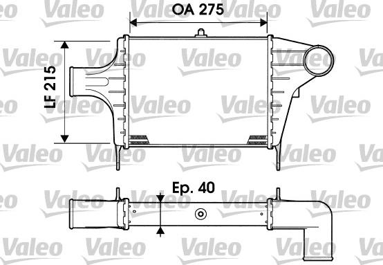 Valeo 817896 - Интеркулер autocars.com.ua