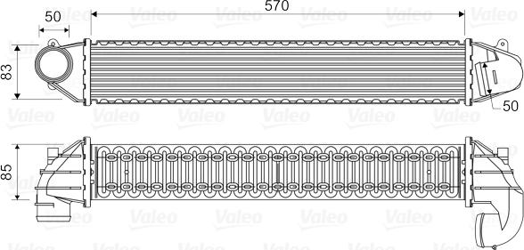 Valeo 817936 - Интеркулер autocars.com.ua