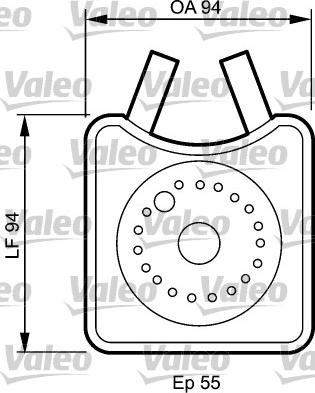 Valeo 817943 - Масляный радиатор, двигательное масло autodnr.net