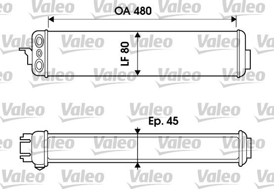 Valeo 817952 - Масляний радіатор, рухове масло autocars.com.ua