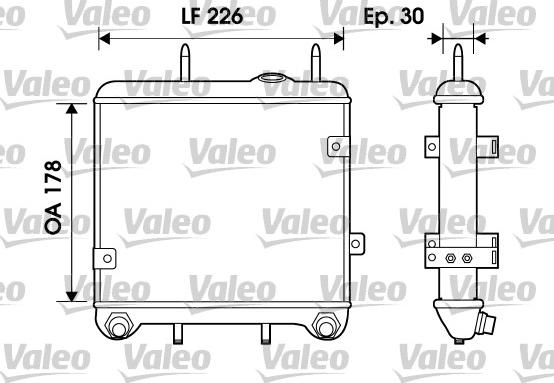 VALEO 817978 - Масляний радіатор, рухове масло autocars.com.ua