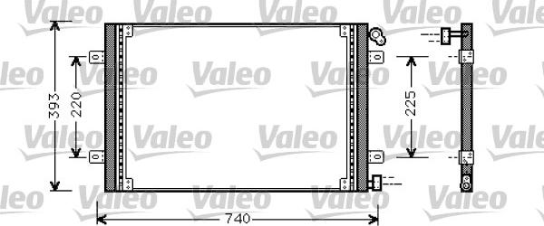 Valeo 818029 - Конденсатор, кондиціонер autocars.com.ua