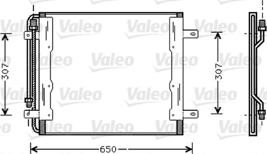 Valeo 818035 - Конденсатор кондиционера autodnr.net