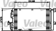Valeo 818047 - Конденсатор, кондиціонер autocars.com.ua