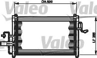 Valeo 818055 - Конденсатор, кондиціонер autocars.com.ua